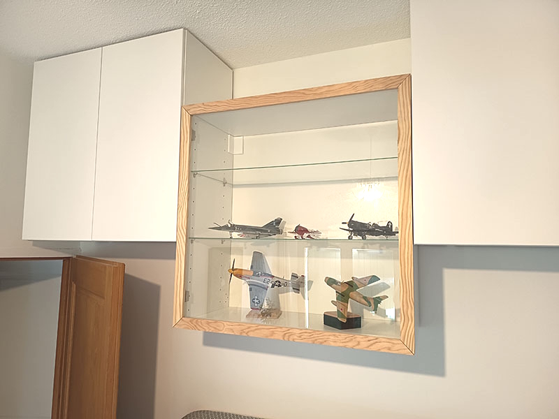 Wall display case