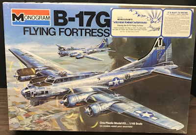 Monogram boeing B17G flying fortress scale 1/48