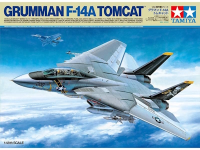 Tamiya Grumman F14a Tomcat Jolly Rogers scale 1/48