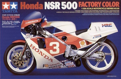 Tamiya NSR 500 Factory Colors scale 1/12